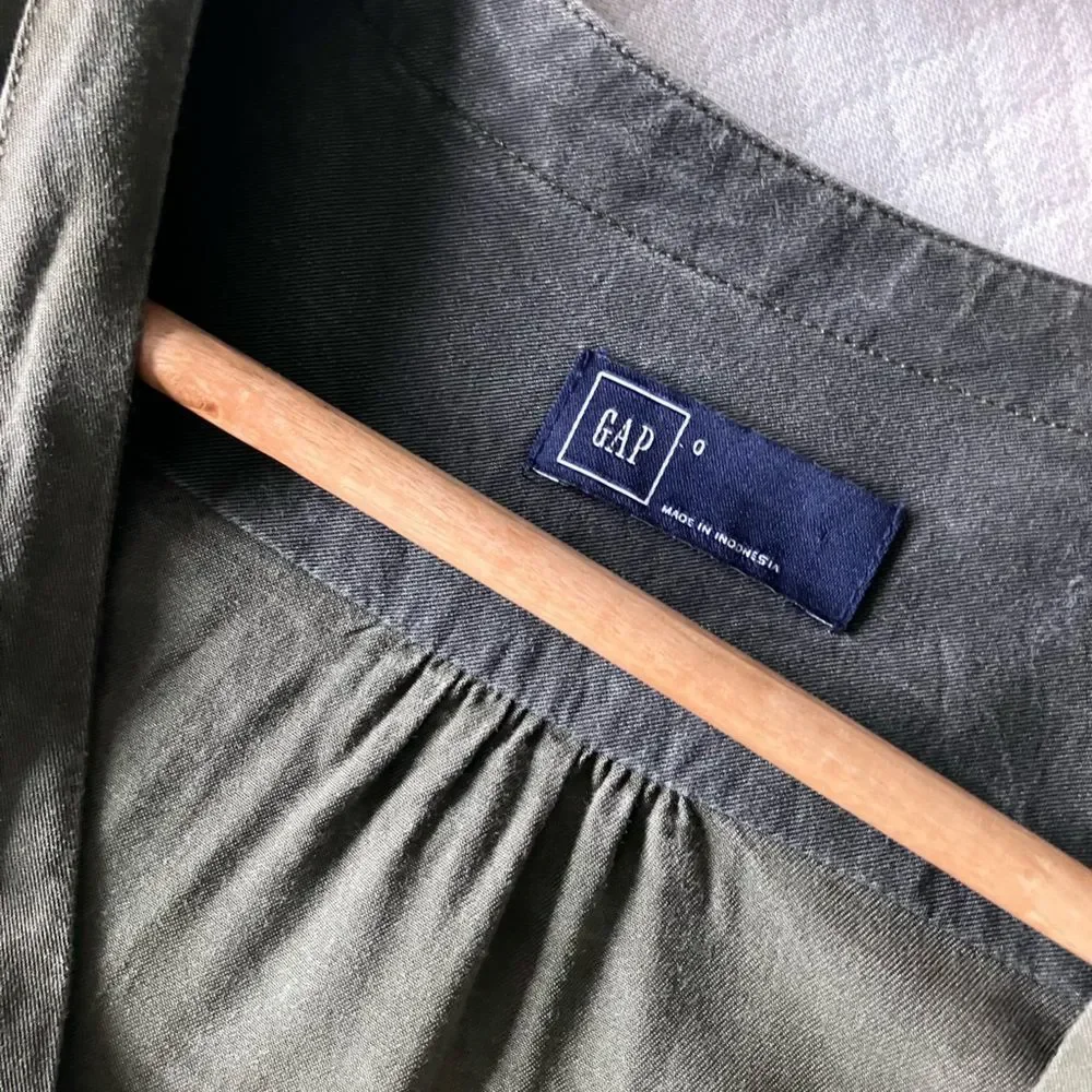GAP Shirt Dress Size 0 - Picture 7 of 12